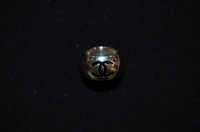 Silver Chanel - Vintage Ring, size O/S