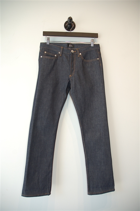 Dark Denim A.P.C. Denim, size 29