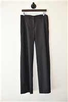 Navy Stripe Jil Sander Wide-Leg Trousers, size 8