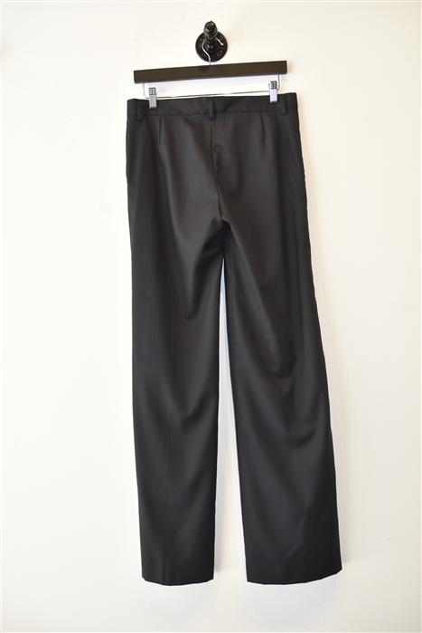 Navy Stripe Jil Sander Wide-Leg Trousers, size 8