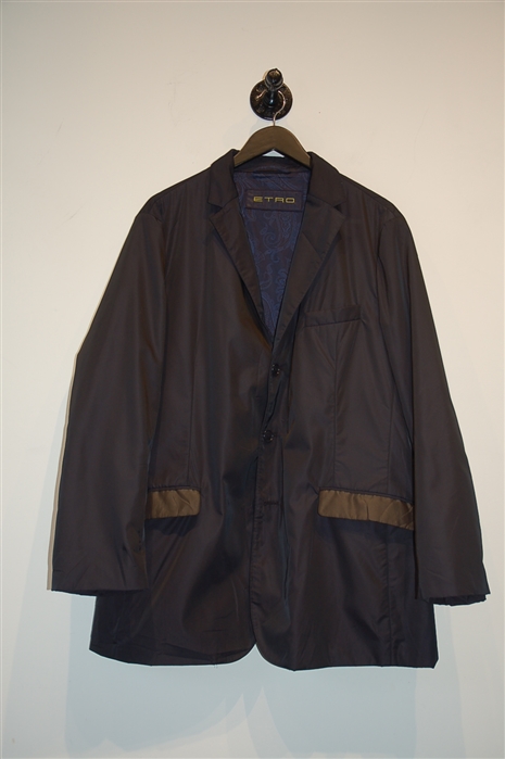 Navy Etro Coat, size XL
