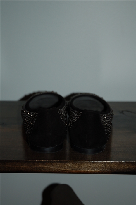Black Suede Stuart Weitzman Ballet Flats, size 5.5