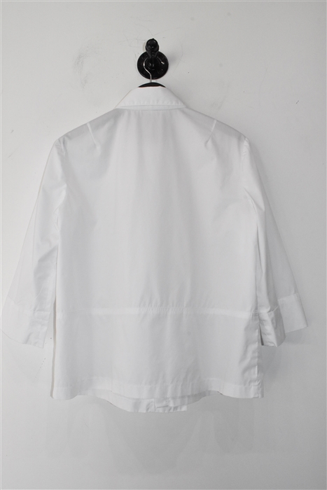 Bright White Comrags Button Shirt, size XL