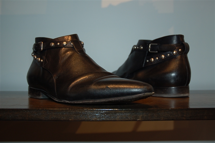 Black Leather Saint Laurent Ankle Boot, size 10