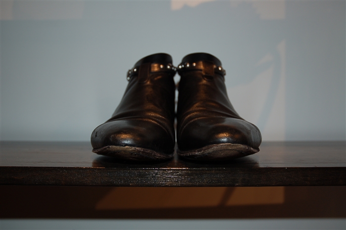 Black Leather Saint Laurent Ankle Boot, size 10