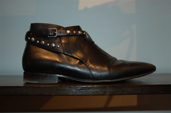 Black Leather Saint Laurent Ankle Boot, size 10