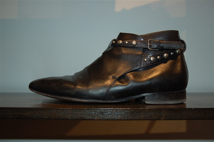 Black Leather Saint Laurent Ankle Boot, size 10
