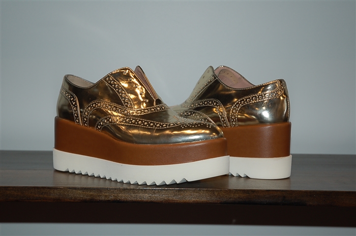 Light Gold Pollini Creepers, size 8