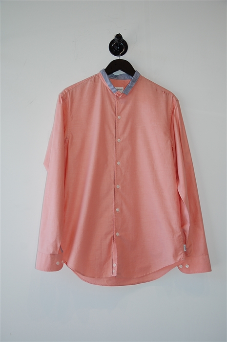 Peach Armani Collezioni Button Shirt, size M