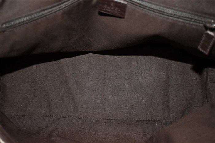 Monogram Gucci Messenger, size M