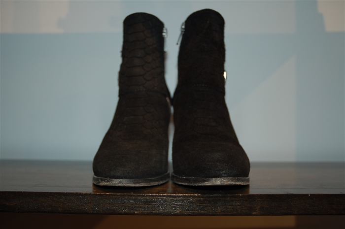 Black Suede The Kooples Ankle Boots, size 7