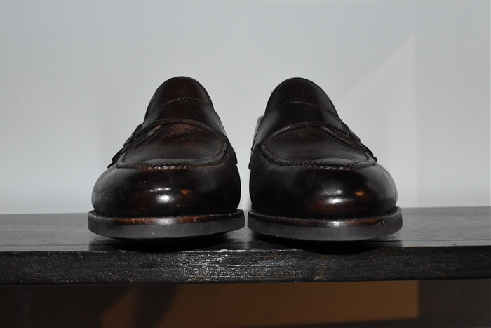 Dark Leather Bontoni Loafer, size 9