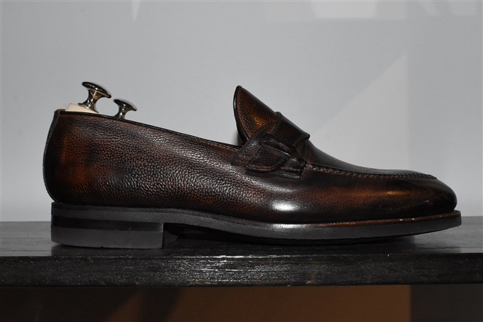 Dark Leather Bontoni Loafer, size 9