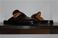 Black Leather Gucci Mules, size 8
