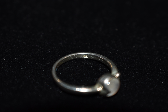 Sterling Silver Courreges - Vintage Ring, size O/S