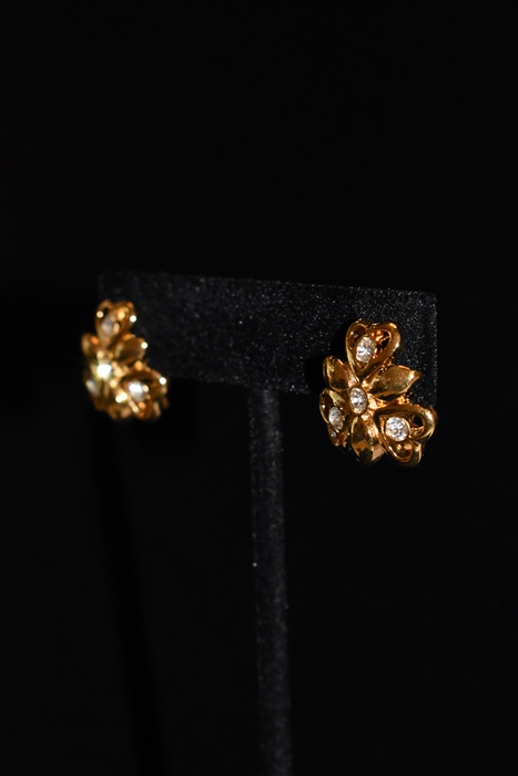 Gold Nina Ricci - Vintage Earrings, size O/S
