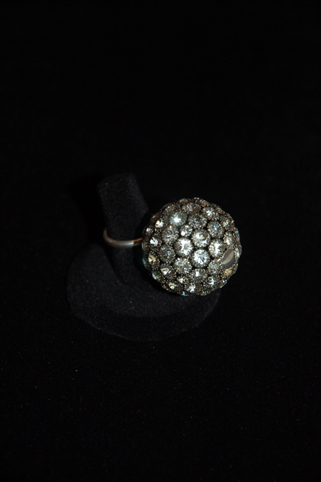 Crystal Isabel Marant Ring, size O/S