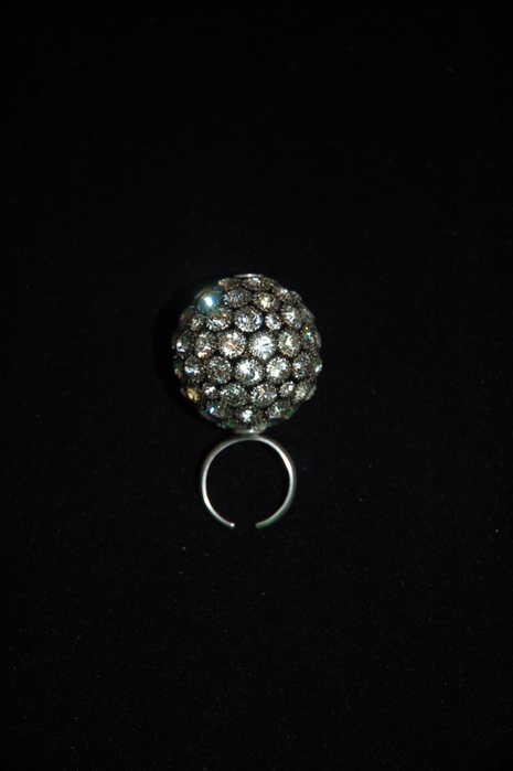 Crystal Isabel Marant Ring, size O/S