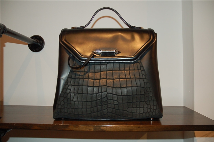 Black Leather Mackage Briefcase, size L