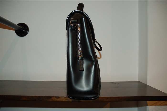 Black Leather Mackage Briefcase, size L