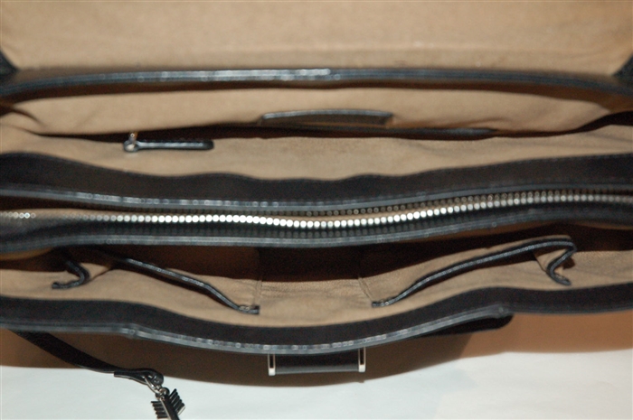 Black Leather Mackage Briefcase, size L