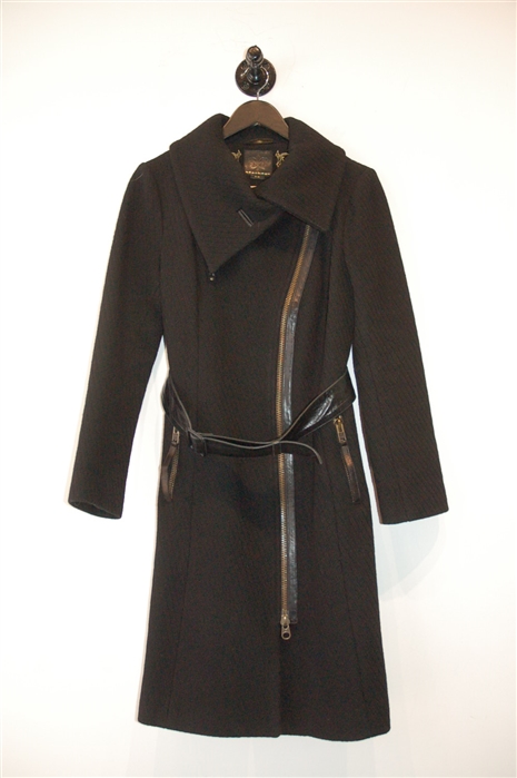 Basic Black Mackage Coat, size S