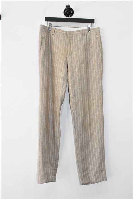Beige Stripe Etro Trousers, size 36