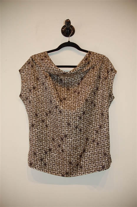 Geometric Marni Short-Sleeved Top, size 8