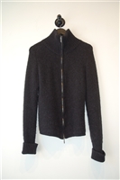 Charcoal Costume National Zippered Sweater, size L