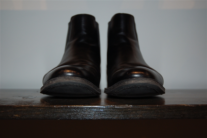 Black Leather Church's Chelsea Boots, size 10