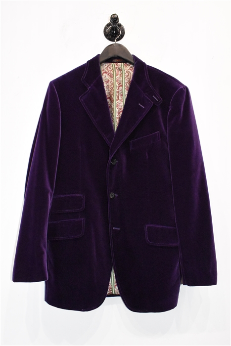 Royal Purple Etro Sport Coat, size 42