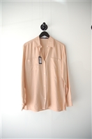 Sandy Peach Valentino Jeans Button Shirt, size 10