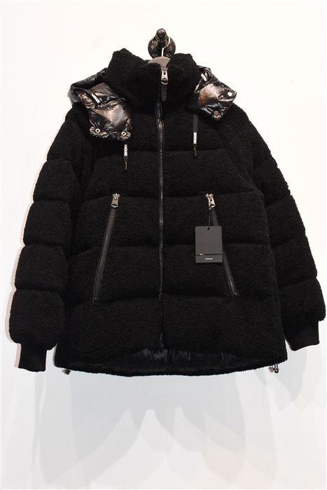 Basic Black Mackage Puffer Jacket, size M