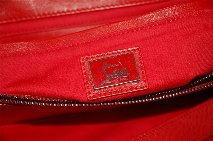 Bright Red Christian Louboutin Shopper, size M