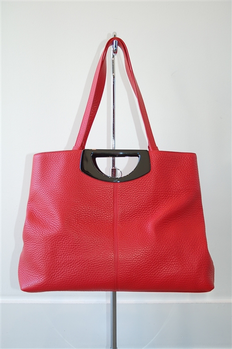 Bright Red Christian Louboutin Shopper, size M