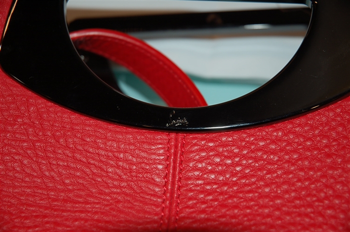 Bright Red Christian Louboutin Shopper, size M