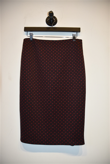 Geometric Seventy Pencil Skirt, size 8