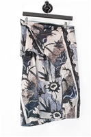 Floral Dries van Noten A-Line Skirt, size 10