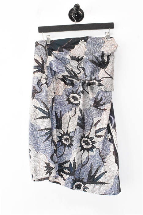 Floral Dries van Noten A-Line Skirt, size 10
