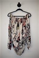 Abstract Print Emilio Pucci Cold-Shoulder Top, size XS