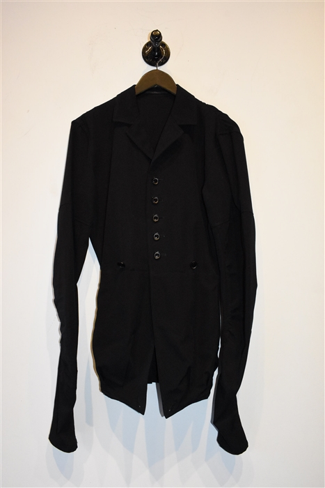 Basic Black Yohji Yamamoto Blazer, size M