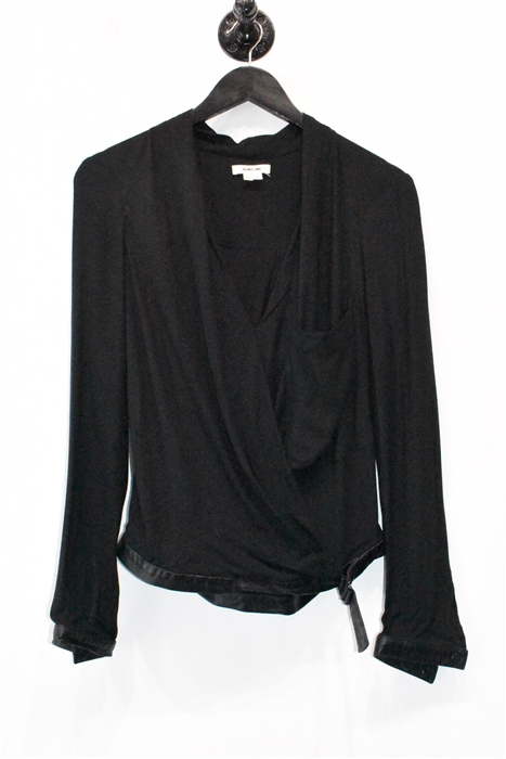 Basic Black Helmut Lang Faux Wrap, size XS