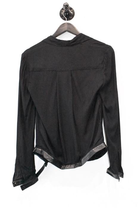 Basic Black Helmut Lang Faux Wrap, size XS