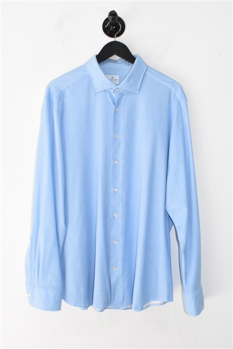 Light Blue Emanuel Berg Button Shirt, size XL