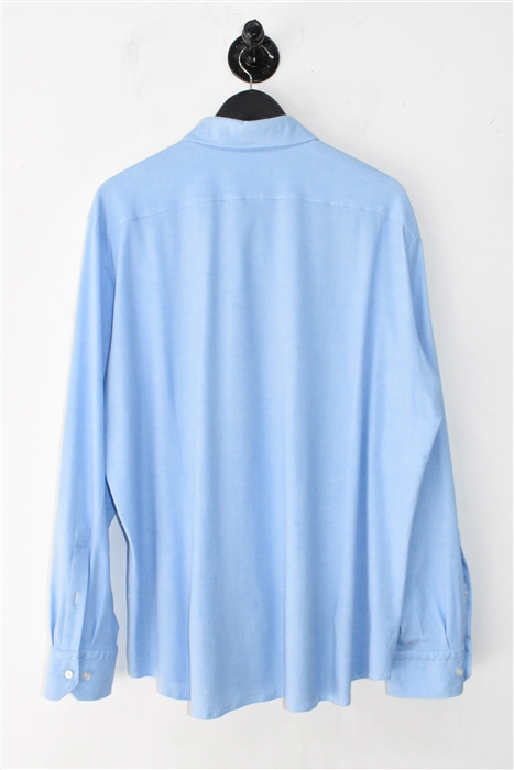 Light Blue Emanuel Berg Button Shirt, size XL