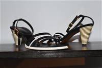 Black & White Fendi Sandal, size 7