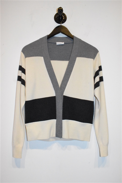Colour Blocked Brunello Cucinelli Cardigan, size M