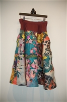 Floral Rochas A-Line Skirt, size 8