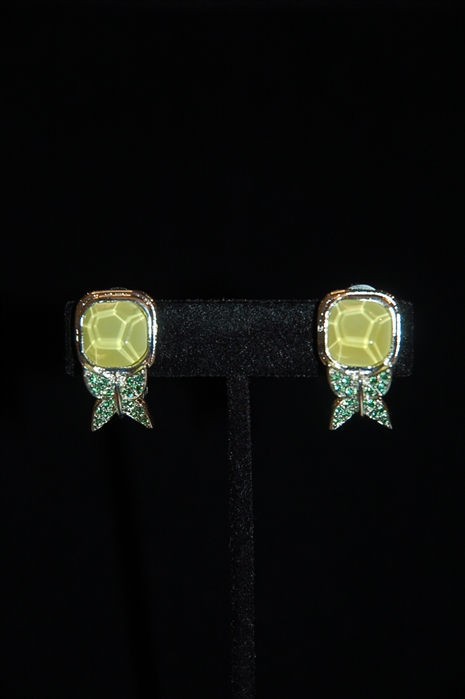 Citrine Nina Ricci Earrings, size O/S