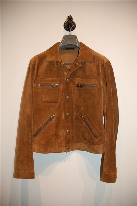 Tan Tom Ford Leather Jacket, size M